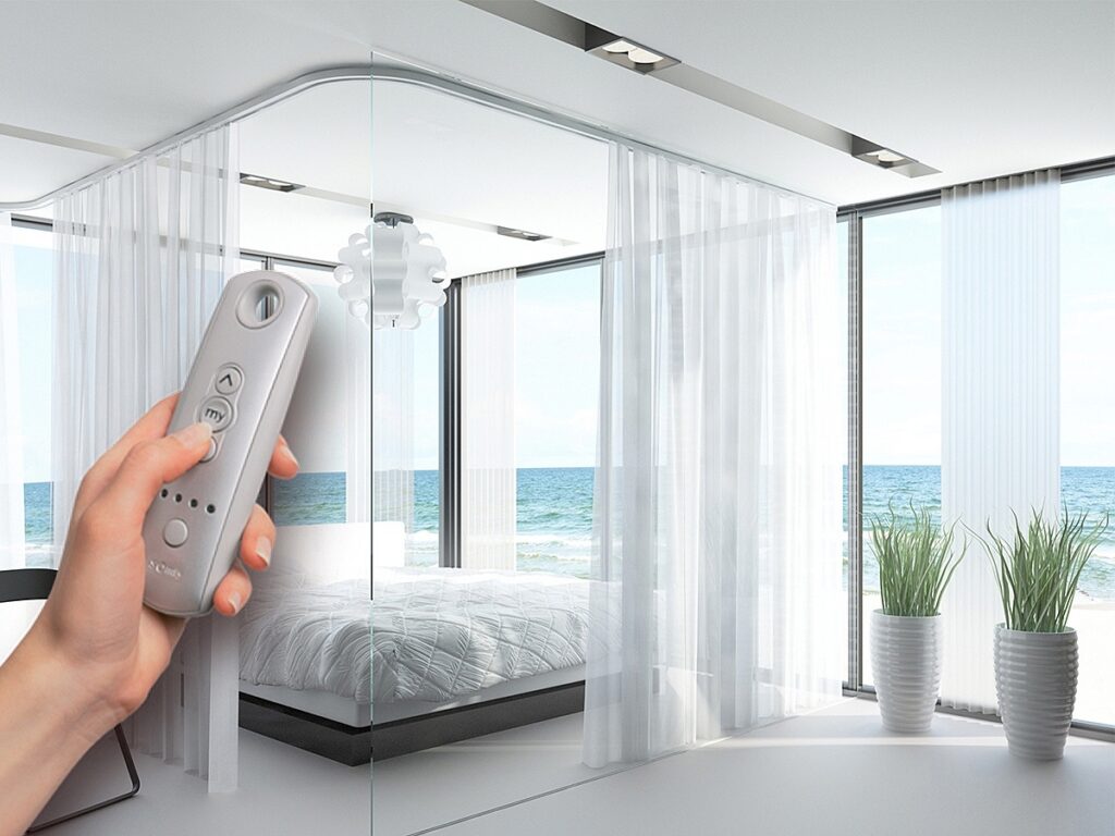 Installed Motorized Curtains. Real Projects Across Dubai