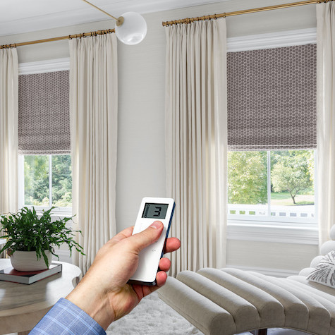 Installed Motorized Curtains. Real Projects Across Dubai