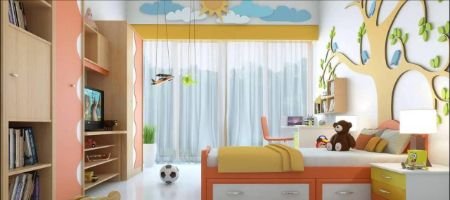 Attractive Kids Curtains Designs