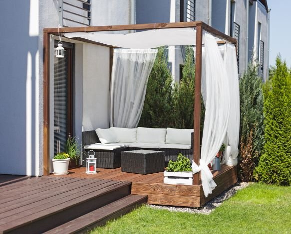 Beautiful Outdoor Curtains Designs