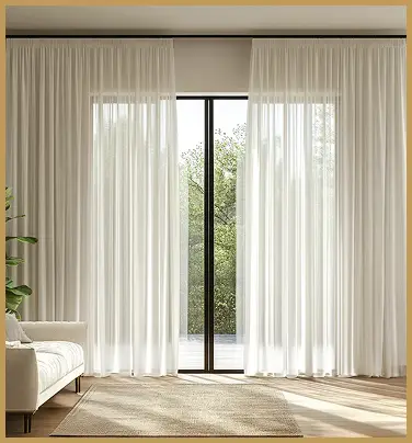 Light Filtering Sheer Curtains