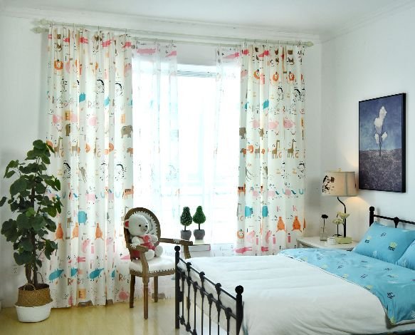 Playful Kids Curtains Design