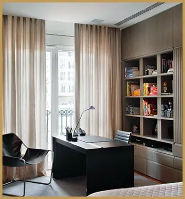 Smooth Office Curtains Material