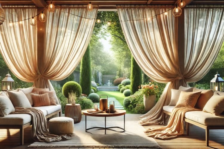 Stylish Outdoor Curtains Dubai
