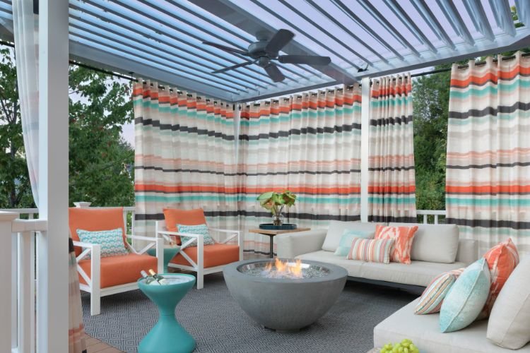 Weatherproof Outdoor Curtains Design