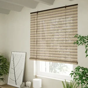 Bamboo Roller Blinds- Light Brown- 2