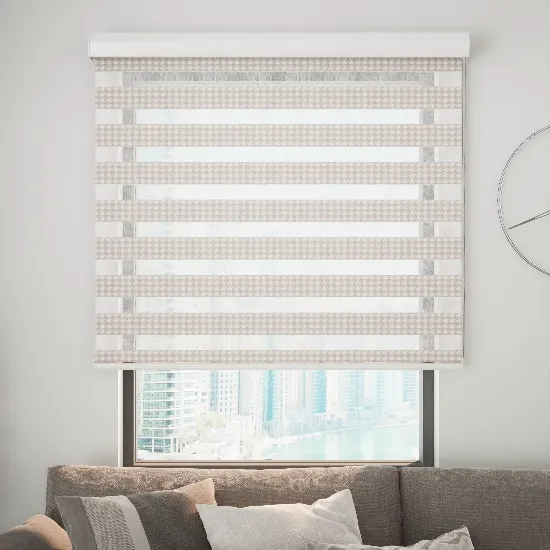 CS Zebra Blinds Brown