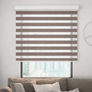 CS Zebra Blinds Dark Brown