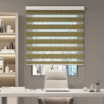 CS Zebra Blinds Green
