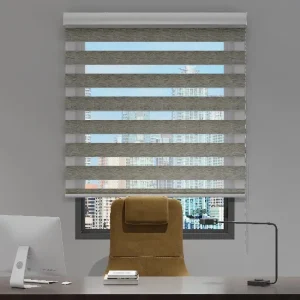 CS Zebra Blinds Light Grey