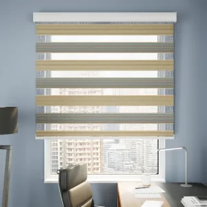 CS Zebra Blinds Peach