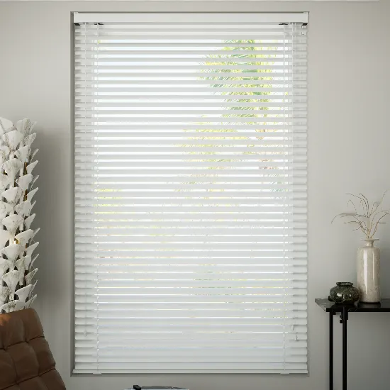Classic Aluminum Venetian Blinds White