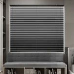 Classic Wooden Venetian Blinds Black