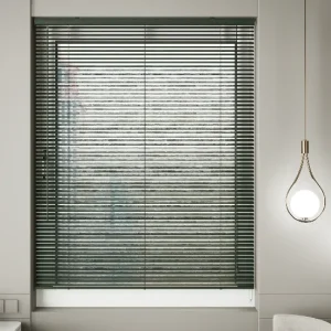 Classic Wooden Venetian Blinds Green