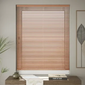 Classic Wooden Venetian Blinds in Rose Wood