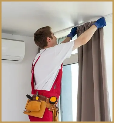 Custom Curtains Fixing