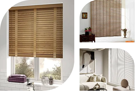 Different wooden Blinds