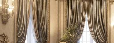 Gold Silk Curtains