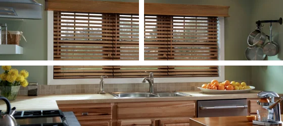 Kitchen Wooden Blinds