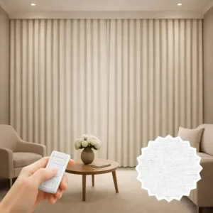 Motorized Timeless Curtains.