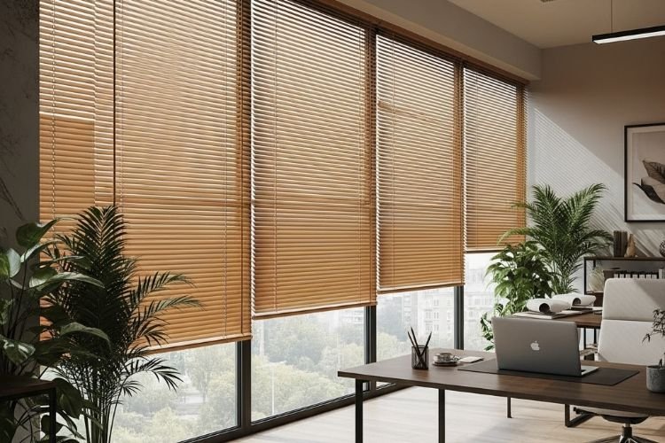 Office Bamboo Blinds