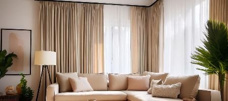 Premium Silk Curtains