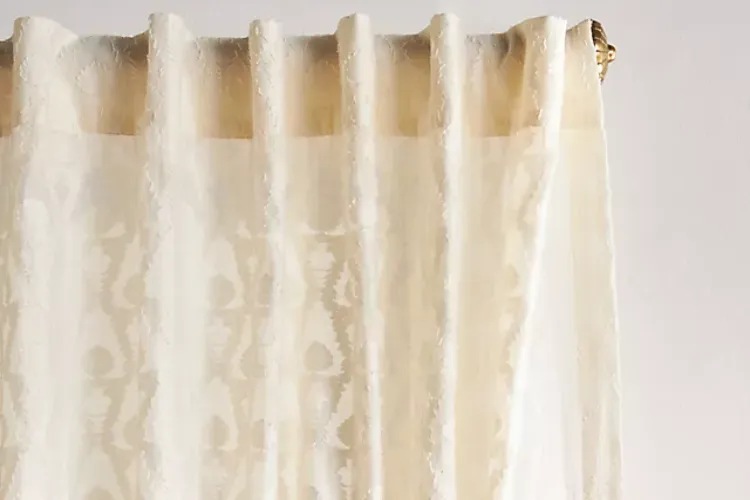 Sheer Woven Cotton Curtains
