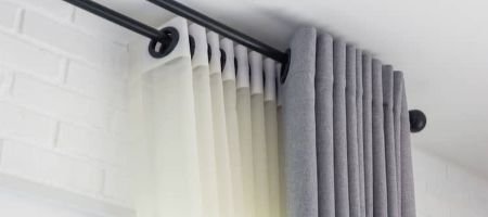 Stylish Curtains Installation