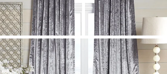Velvet Curtains Installation