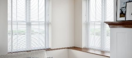White Wooden Venetian Blinds
