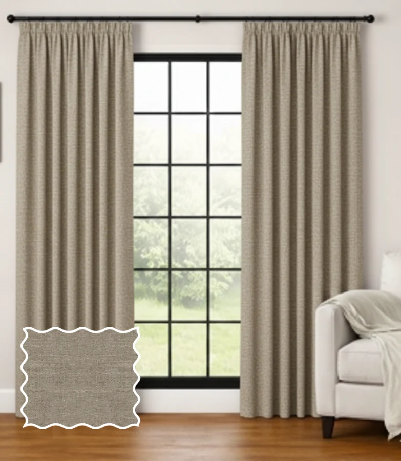 Textured Blackout Curtain