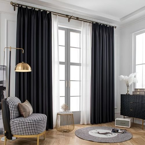 Black Blackout Curtains