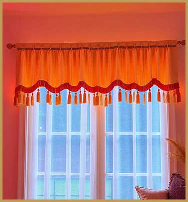 Custom Pelmet Curtains