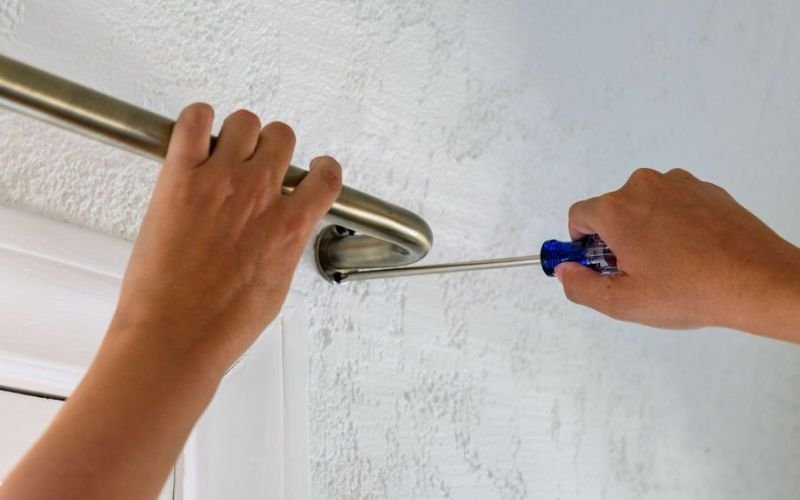Fix The Anchors For Curtain Installation