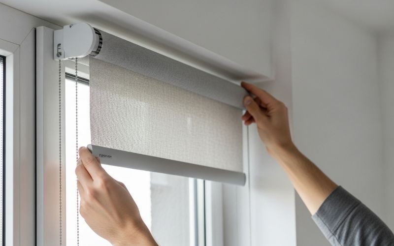 Fix Uneven Crooked Roller Blinds