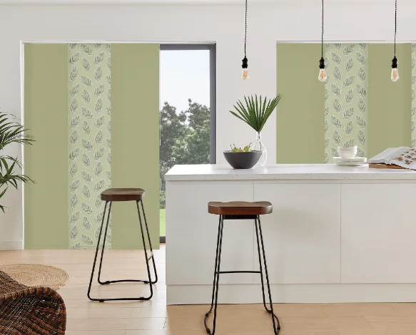 Green Panel Blinds