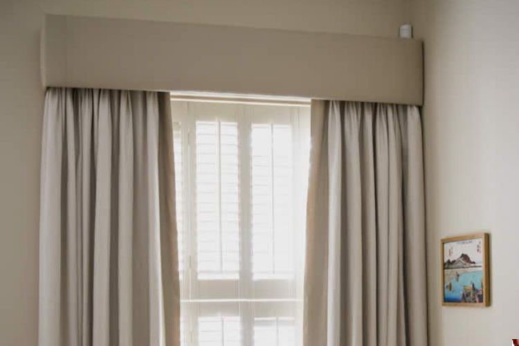 Grey Pelmet Curtains