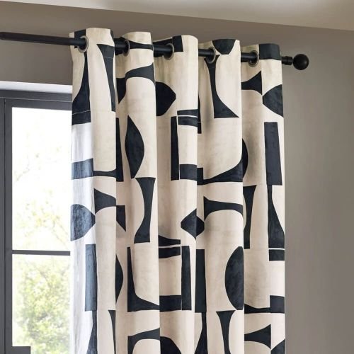 Printed Eyelet Curtains