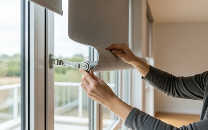 Remove The Roller Blind Safely 