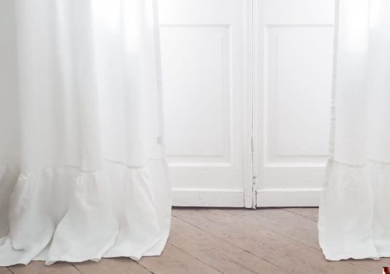 White Linen Curtains