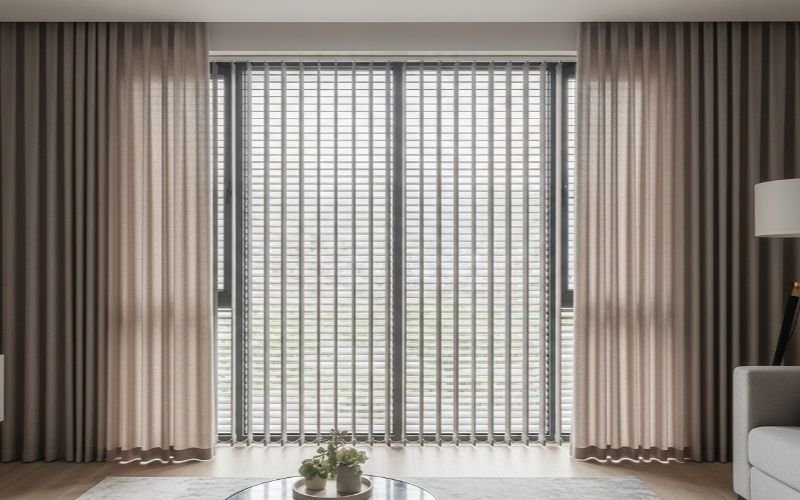 How To Hang Curtains Over Vertical Blinds? 