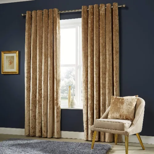 Crushed Velvet Curtains Dubai
