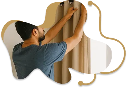 Curtains Fixing Dubai.
