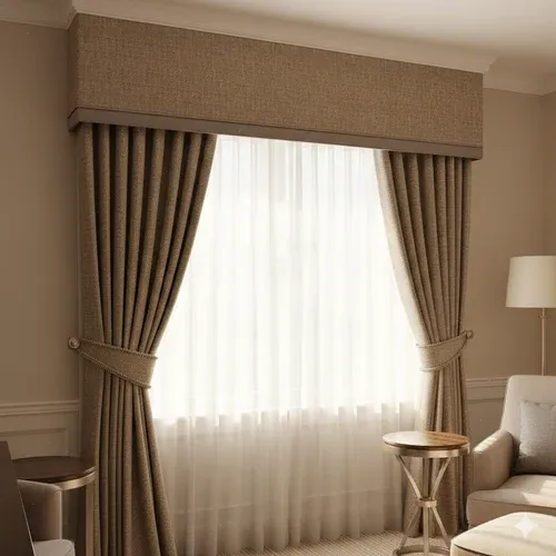 Fabric Pelmet Curtains