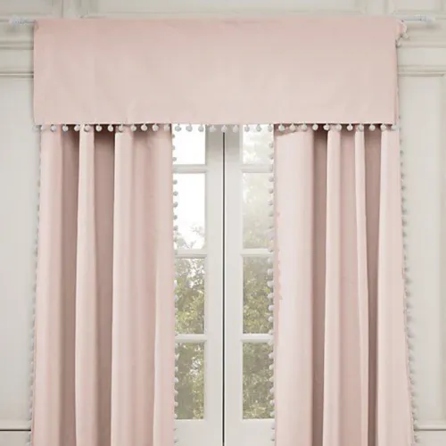 Pink Pelmet Curtains
