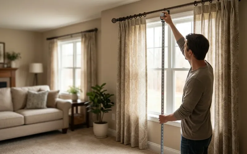 Measure Curtain Length