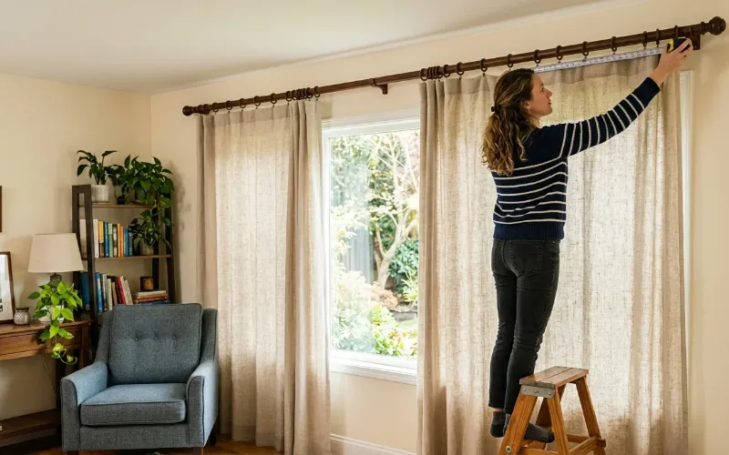 Measure Curtain Width