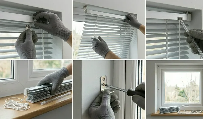 How to Remove Aluminum Blinds