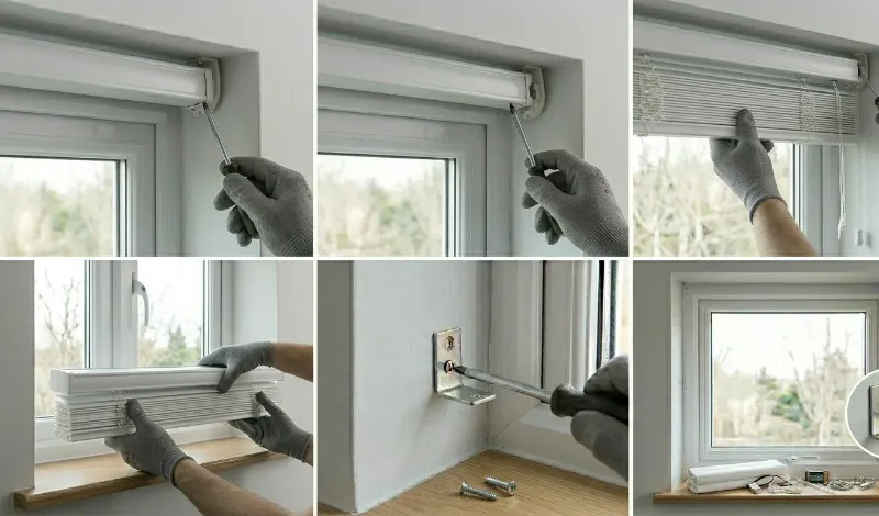 How to Remove Blinds with Hidden Brackets