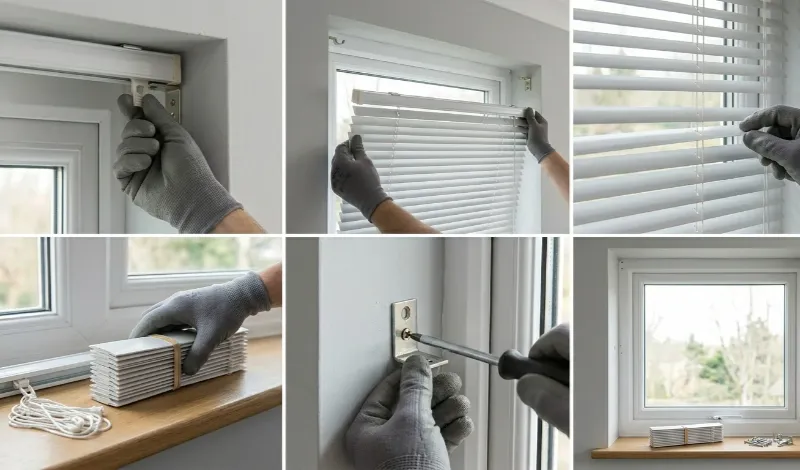 How to Remove Venetian and Horizontal Blinds